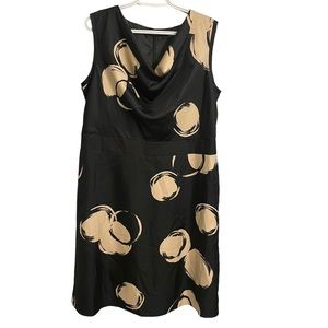 Eloquii Cowl Neck Circle Aesthetic Sheath Dress